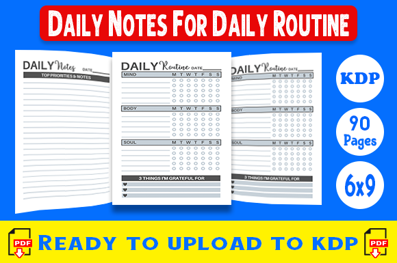 Daily Routine Planner: Transforming Chaos into Clarity with a Ready-to-Use KDP Interior