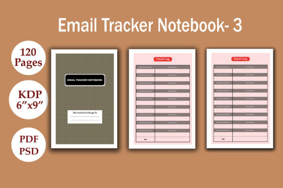 Email Tracker Notebook Logbook-3: A Practical Tool for Digital and Physical Organization