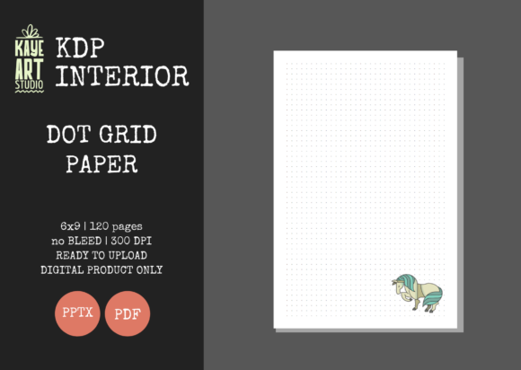 KDP Dot Grid Paper 46: Essential Low Content Interior