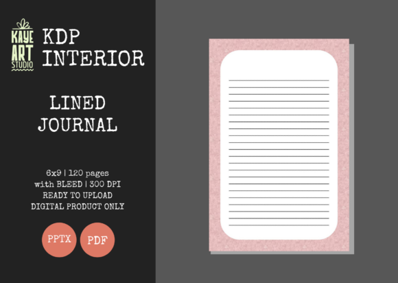 KDP Lined Journal 49: Streamlined Interior Design