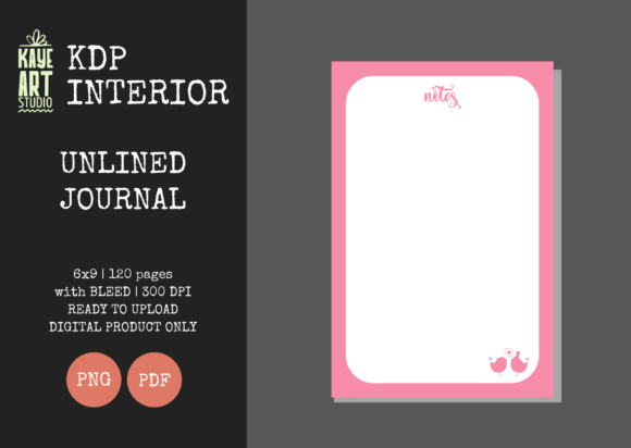 KDP Unlined Journal Pink: Strategic Interior Design for Low-Content Publishing