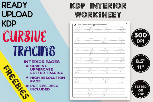KDP Uppercase Letter Trace Sheet 005: Strategic Asset Integration for Low-Content Publishing