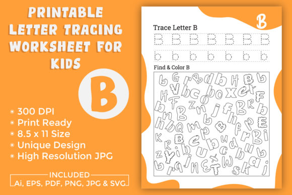 Letter Tracing Worksheet for Kids: Building Early Handwriting Skills with Confidence
