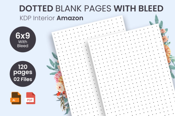 Mastering KDP Interiors: A Guide to Dotted Blank Pages with Bleed for Low Content Publishing