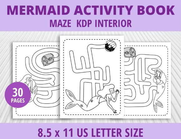 Mermaid Activity Book Maze: A Strategic Asset for Modern KDP Publishers