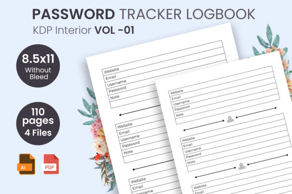 Password Logbook KDP Interior Vol-01: Strategic Asset for Low-Content Publishing