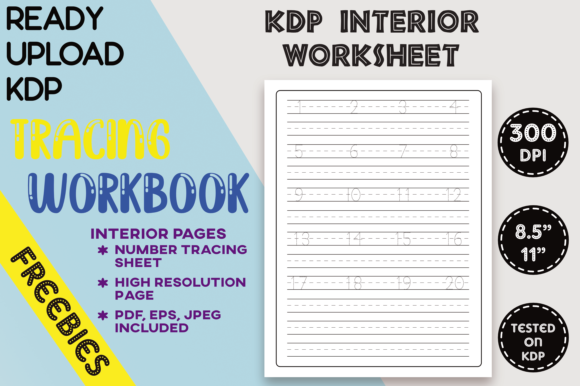Streamlining KDP Publishing: Leveraging KDP BW Number Tracing Sheet 013 for Early Education Markets