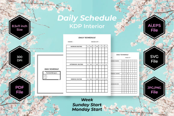 Streamlining Production with a Daily Schedule or Routine KDP Interior