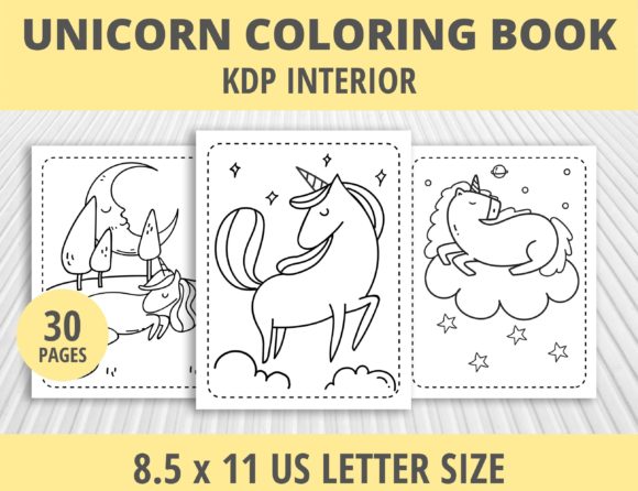 Unicorn Coloring Book KDP Interior Guide